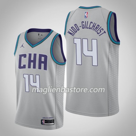 Maglia NBA Charlotte Hornets Michael Kidd-Gilchrist 14 Jordan Brand 2019-20 City Edition Swingman - Uomo